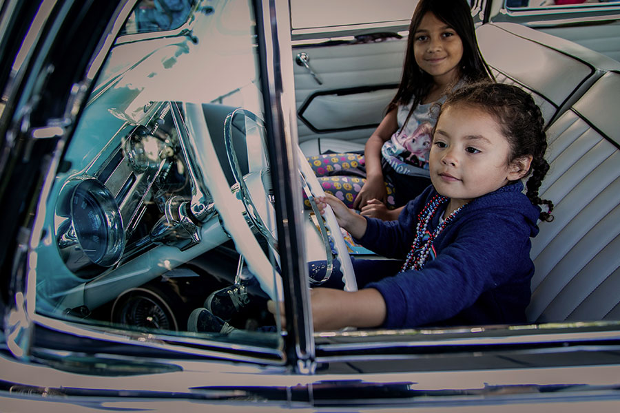 Girl Next to Car